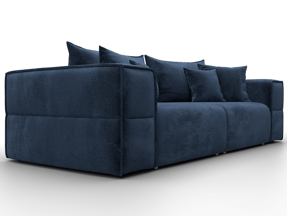 Диван прямой Лига-058 НПБ (tower 13 синий)