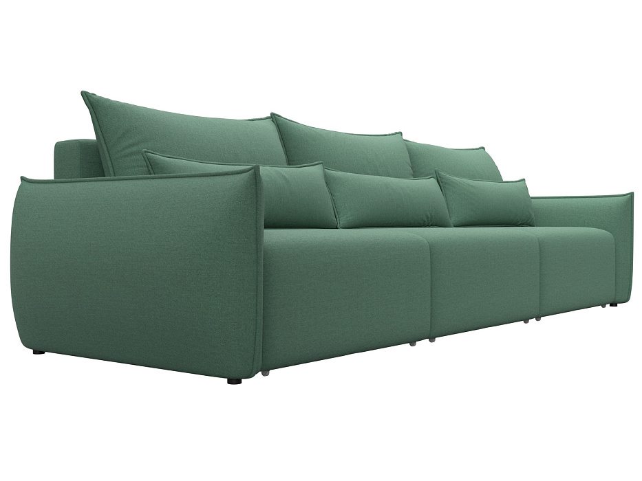 Диван прямой Лига-051 НПБ Лонг (амур 11 зеленый)