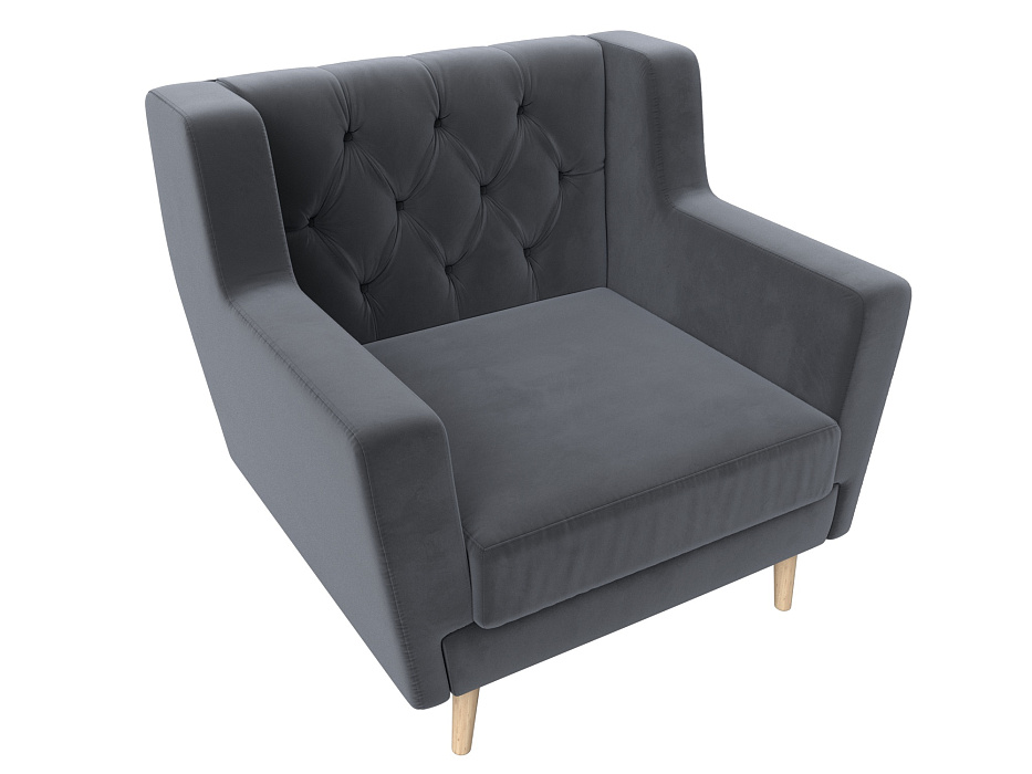 Кресло Брайтон Люкс (seven 17 серый)