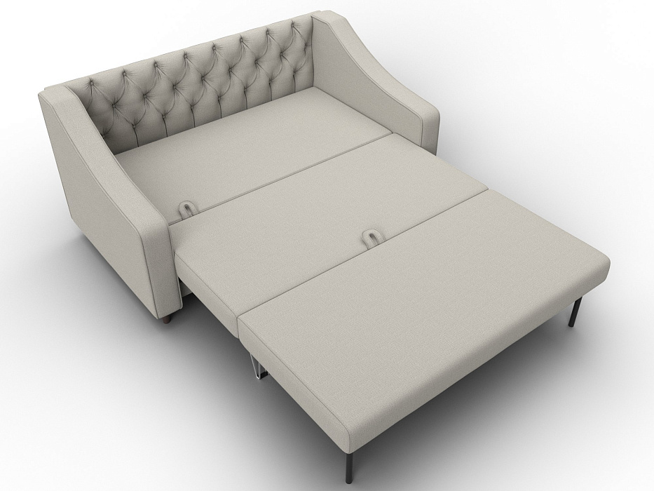 Диван прямой Лига-071 (амур 02 бежевый)