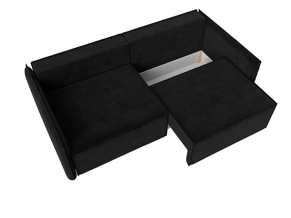 Диван прямой Либерти (seven 35 черный)