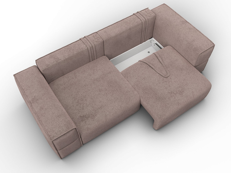 Диван прямой Лига-058 НПБ (tower 05 бежевый)