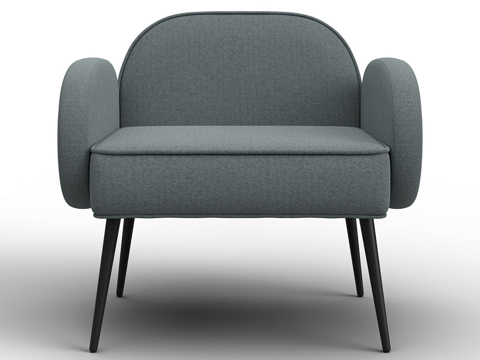 Кресло Лига-086 (рогожка амур 07 серый)