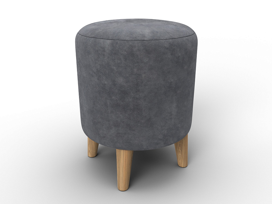 Пуф 002 (brut 16 темно-серый)