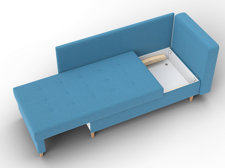 Кушетка Лига-098 (амур 10 голубой)