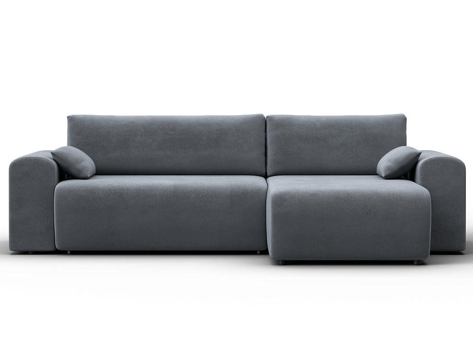 Диван угловой Лига-099 угол универсальный (tower 10 серый)