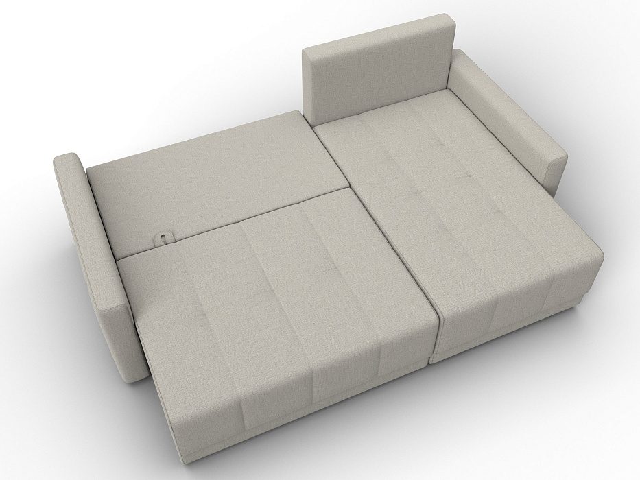 Диван угловой Лига-125 угол универсальный (амур 02 бежевый)