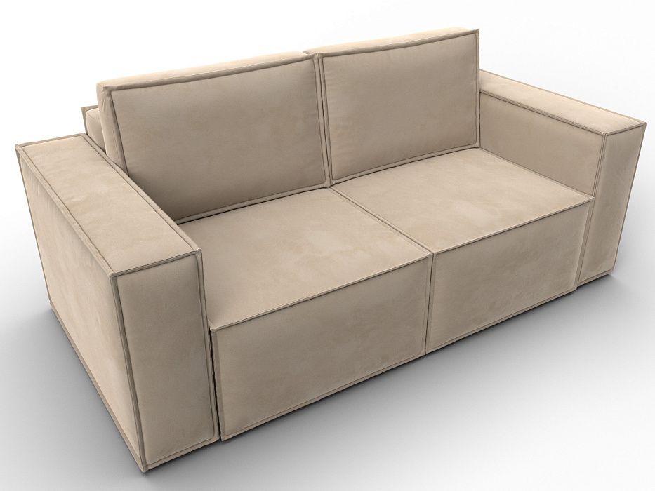 Диван прямой Куба мини (seven 729 бежевый)