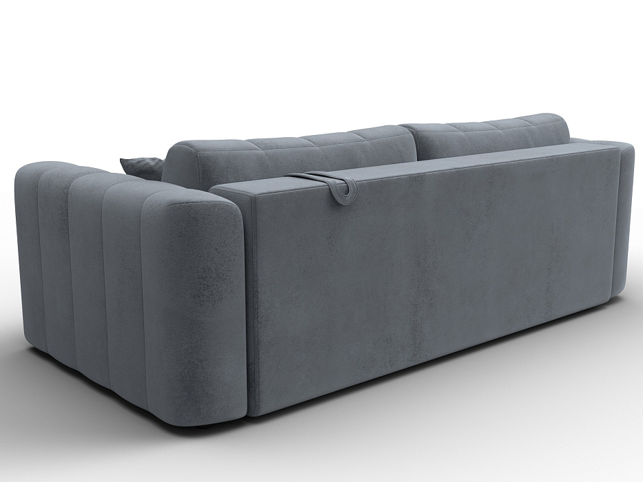 Диван прямой Лига-062 НПБ (tower 10 серый)