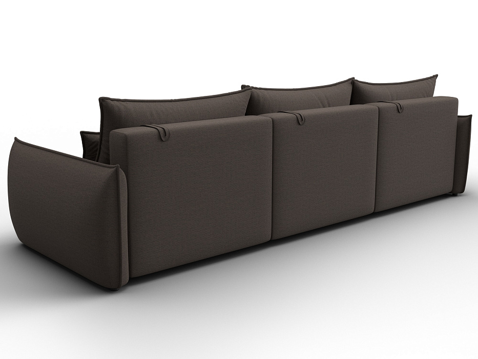 Диван прямой Лига-051 НПБ Лонг (амур 05 коричневый)