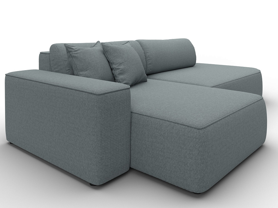 Диван угловой Лига-065 БП угол левый (амур 07 серый)