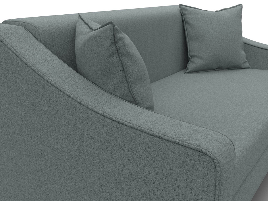 Диван прямой Лига-071 (амур 07 серый)