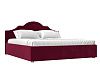 Интерьерная кровать Афина 160 (бордовый)