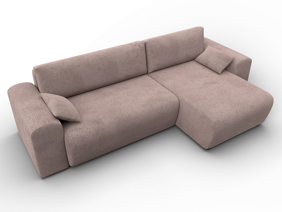 Диван угловой Лига-099 угол универсальный (tower 05 бежевый)