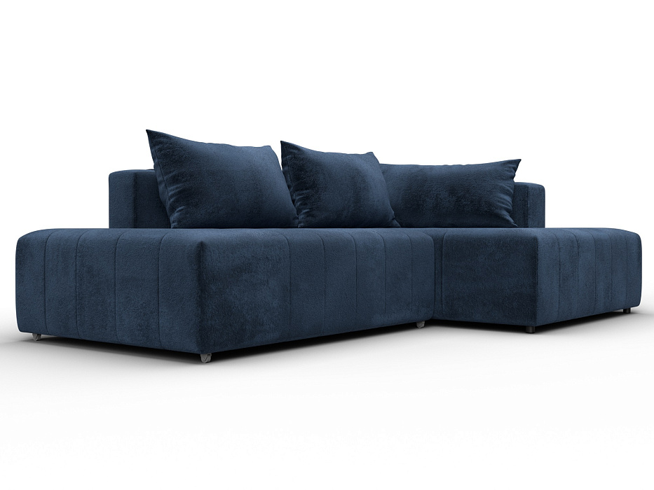 Диван угловой Лига-103 НПБ угол правый (tower 13 синий)