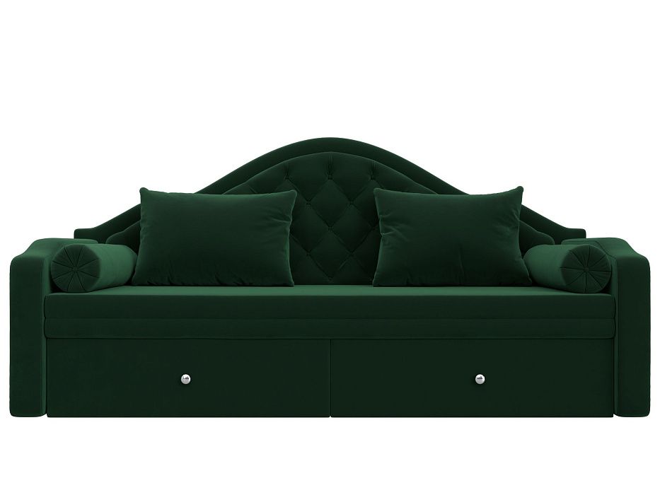 Диван детский прямой Сойер (seven 626 зеленый)