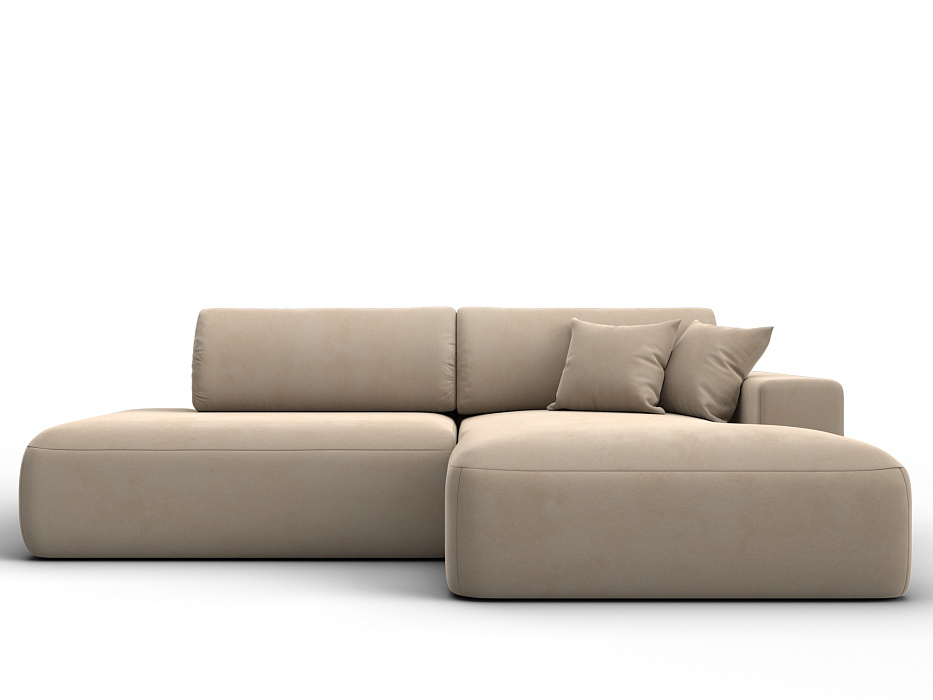 Диван угловой Лига-036 НПБ Модерн правый угол (seven 729 бежевый)