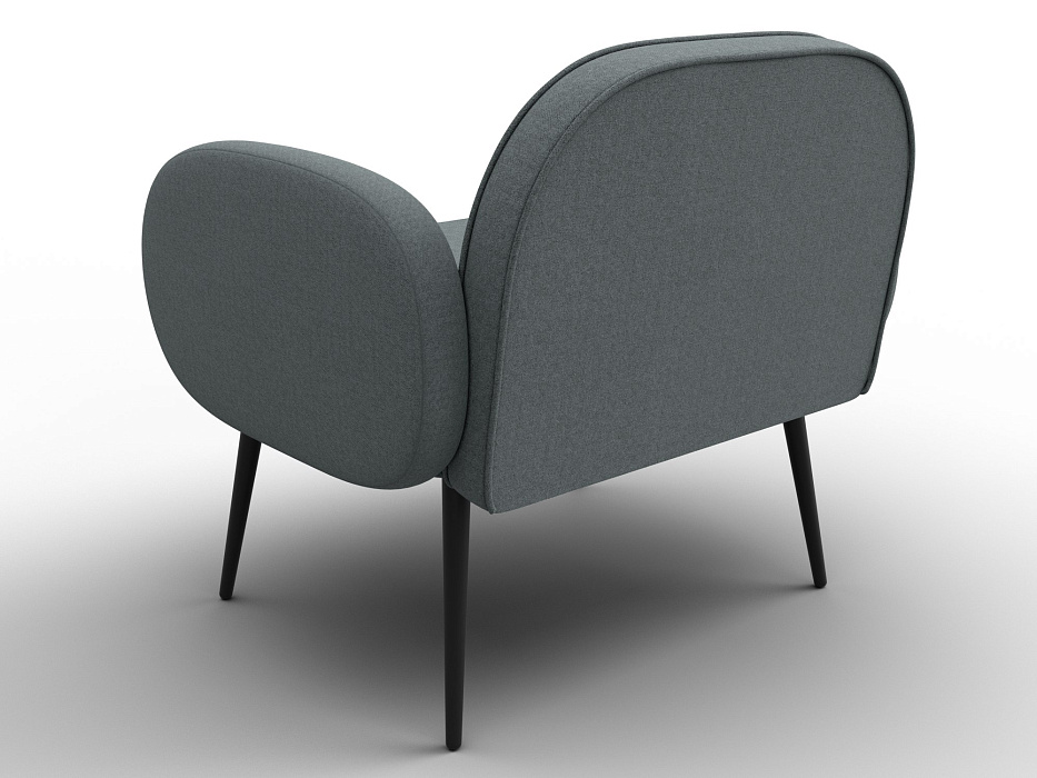 Кресло Лига-086 (рогожка амур 07 серый)