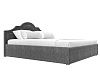 Кровать интерьерная Афина 160 (серый)