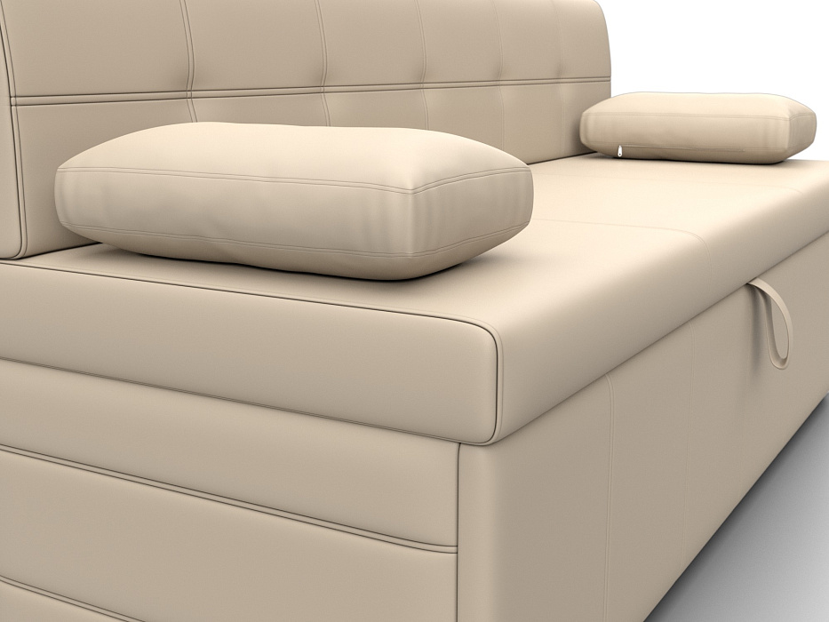 Диван кухонный прямой Лео (бежевый)