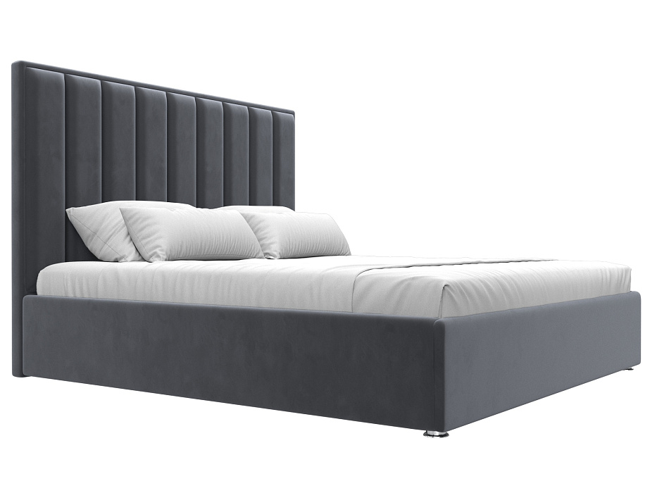 Кровать интерьерная Афродита 180 (seven 17 серый)