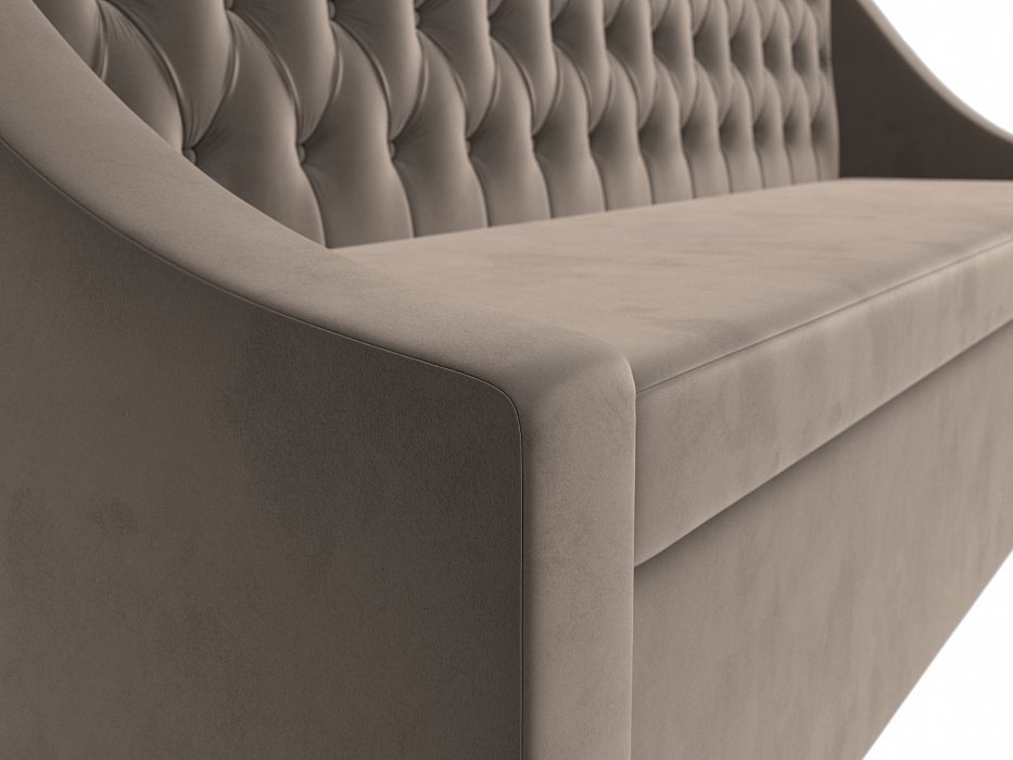 Диван кухонный прямой Мерлин (seven 727 коричневый)