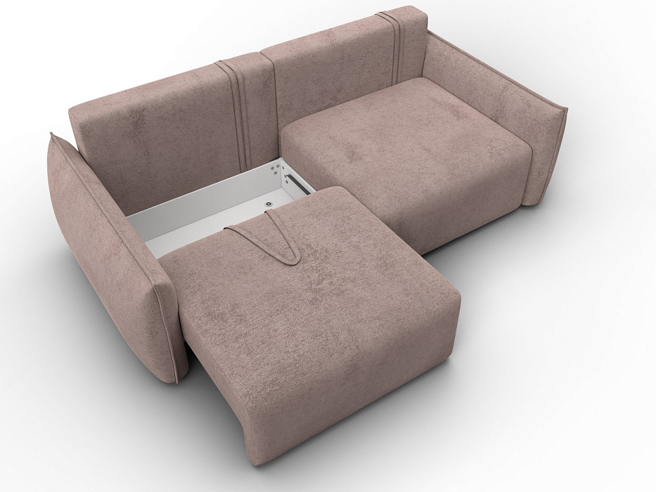 Диван прямой Лига-051 НПБ (tower 05 бежевый)