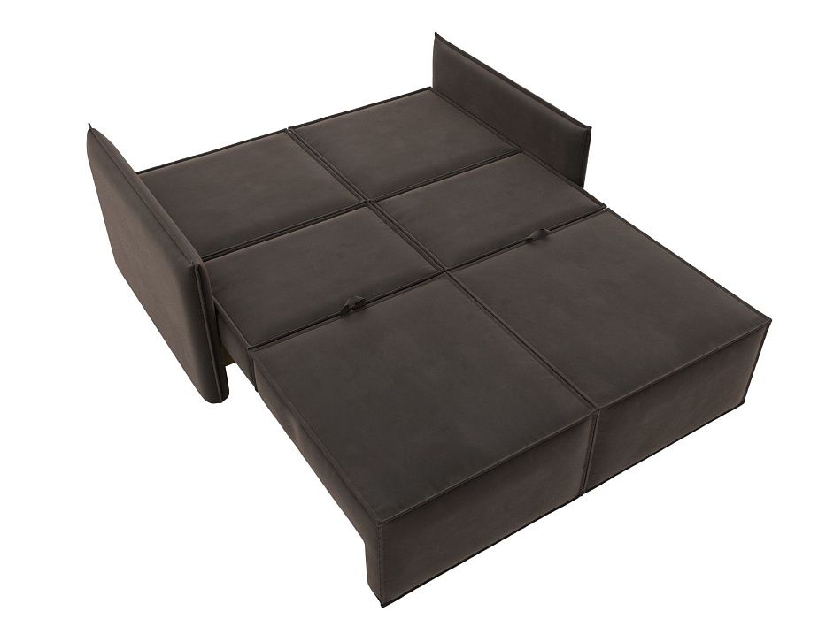 Диван прямой Либерти мини (seven 727 коричневый)