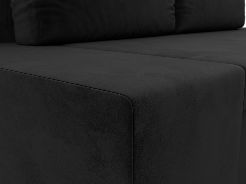 Диван прямой Сан Марко (seven 35 черный)