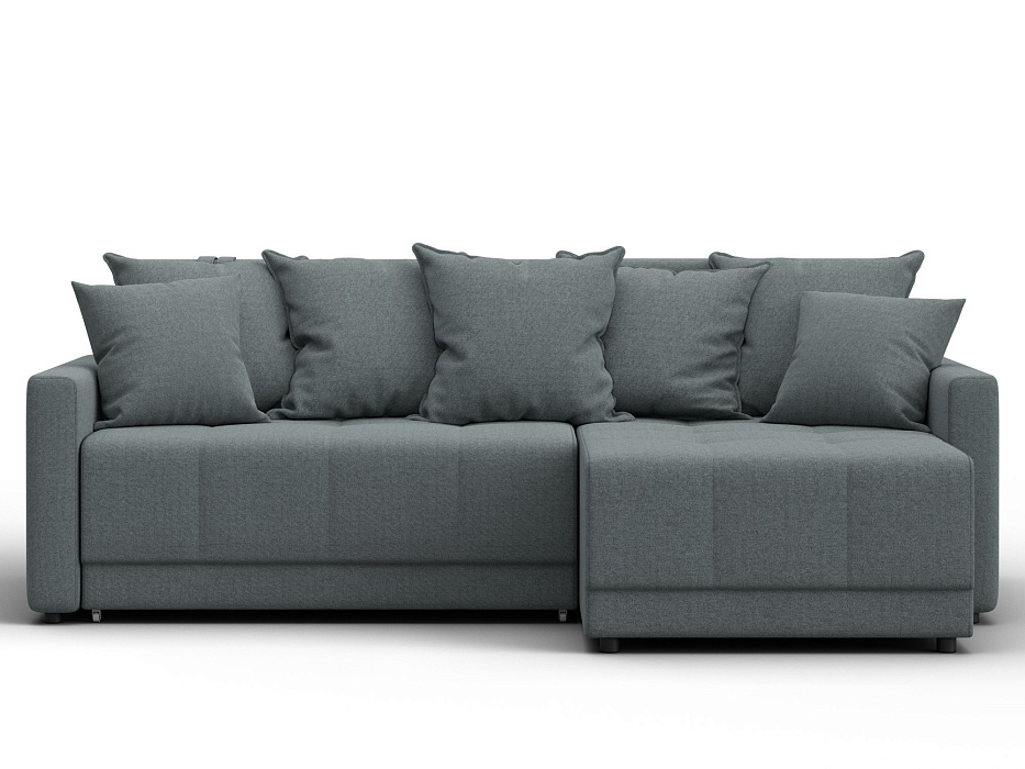 Диван угловой Лига-125 угол универсальный (амур 07 серый)