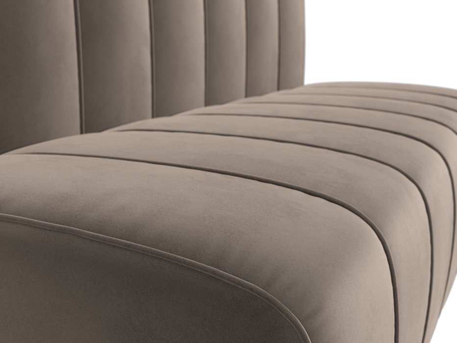 Диван кухонный прямой Ральф (seven 727 коричневый)