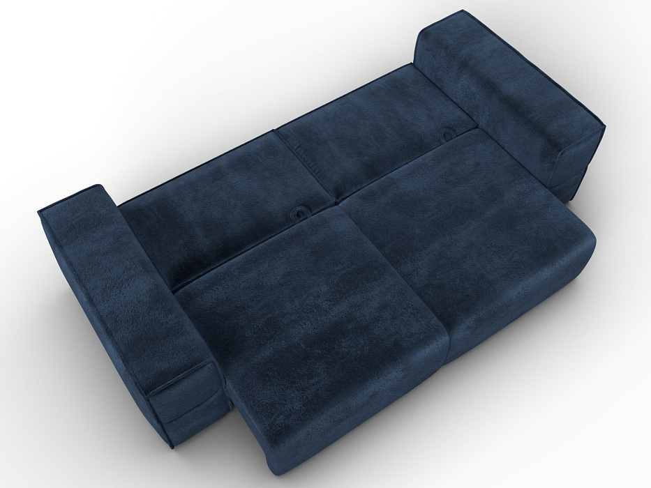 Диван прямой Лига-058 НПБ (tower 13 синий)