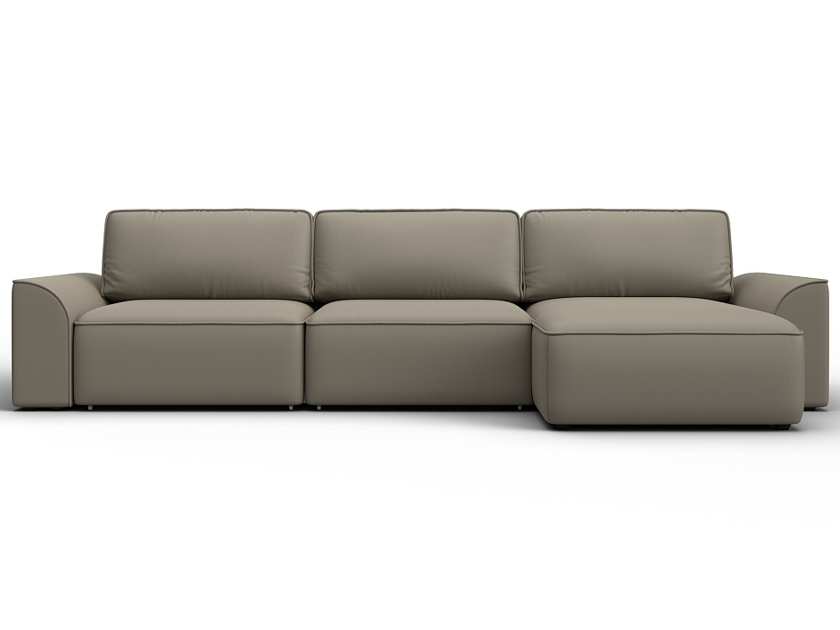 Диван угловой Лига-048 НПБ лонг (grifon 04 бежевый)