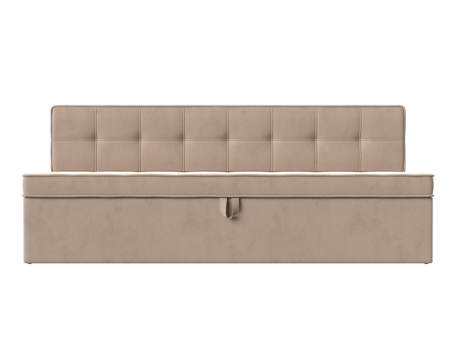 Диван кухонный прямой Техас (seven 729 бежевый)