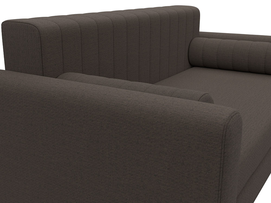 Диван прямой Лига-070 (амур 05 коричневый)