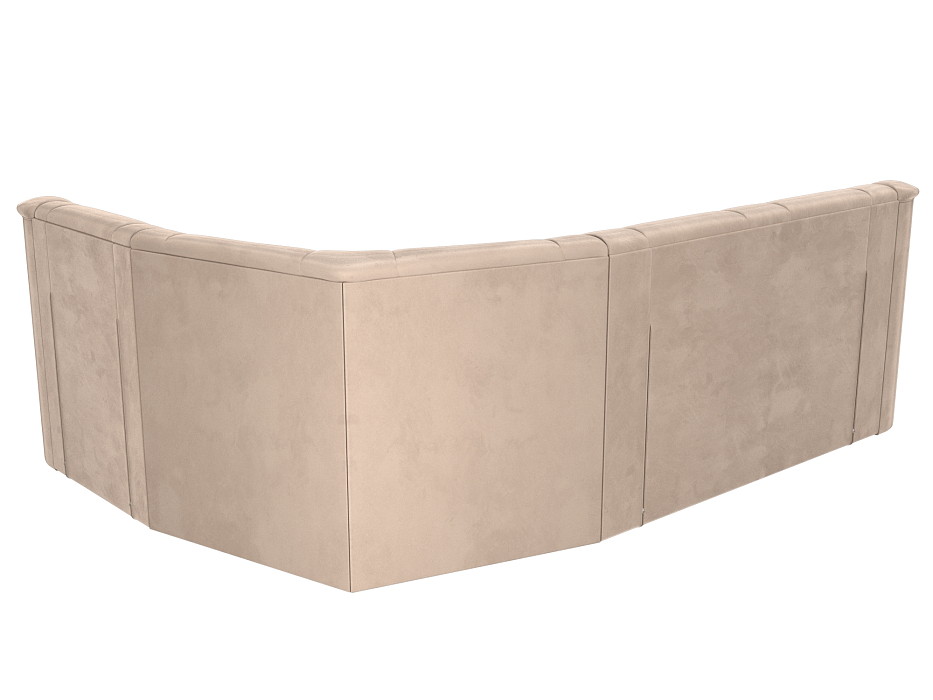 Диван угловой Карелия правый угол (seven 729 бежевый)