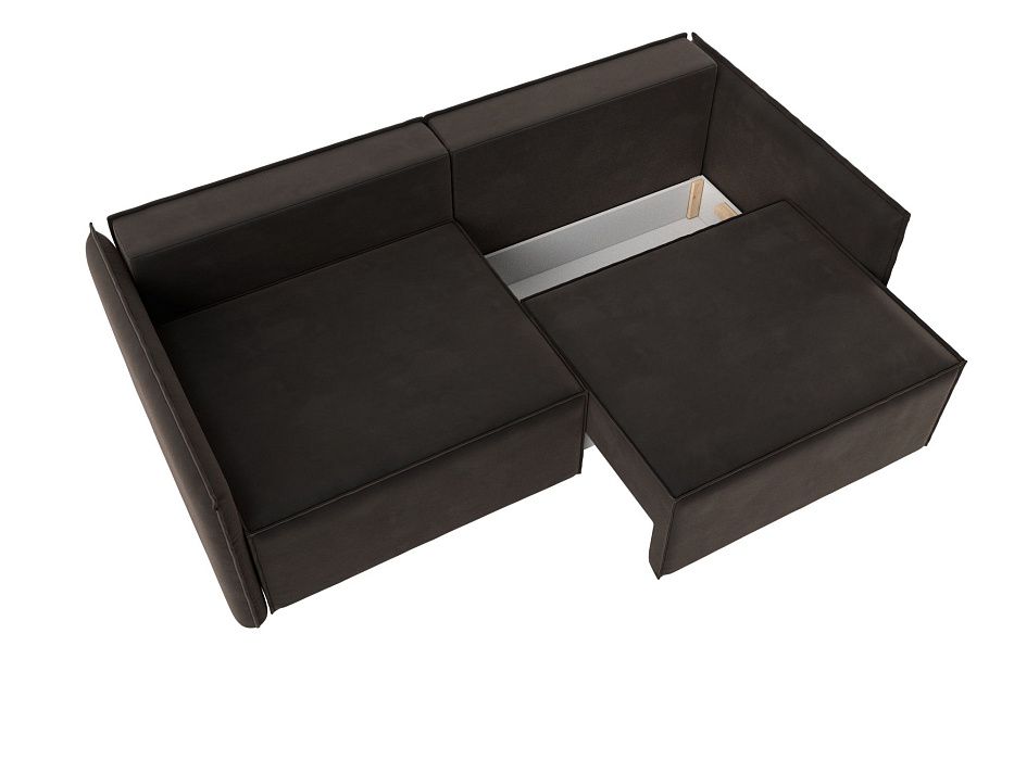 Диван прямой Либерти (seven 727 коричневый)