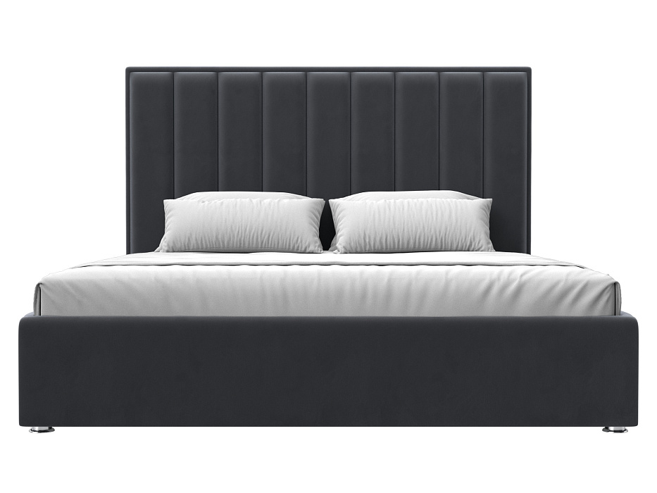 Кровать интерьерная Афродита 180 (seven 17 серый)