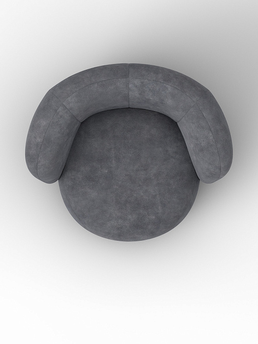 Кресло Лига-072 (brut 16 темно-серый)