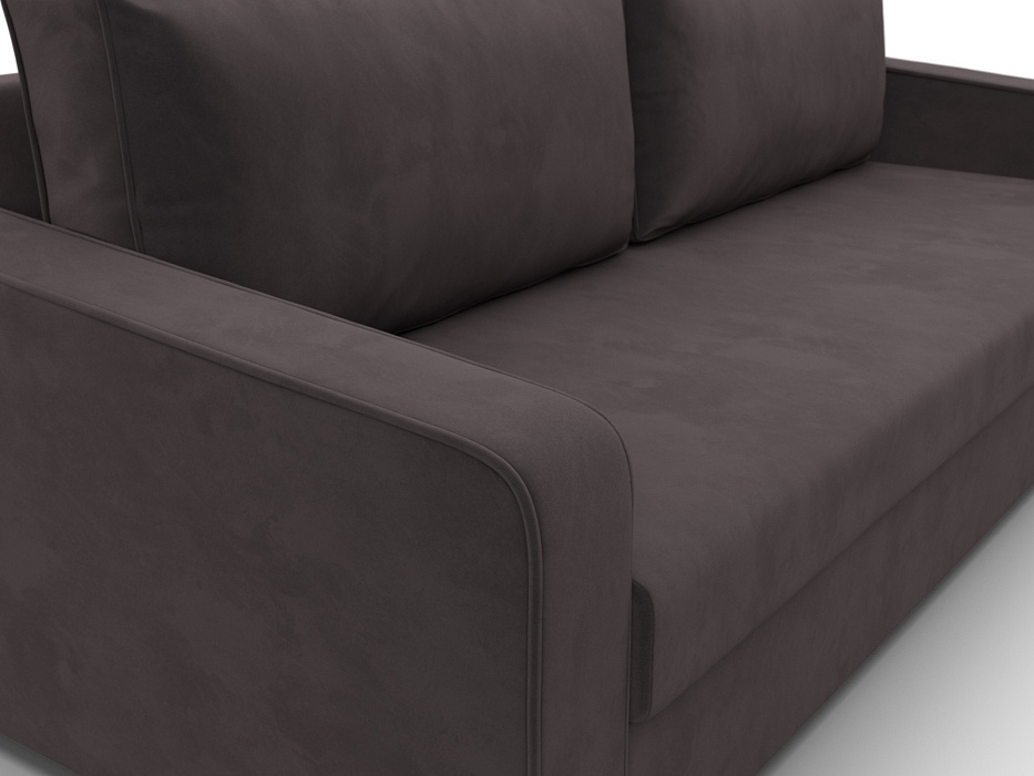 Диван прямой Лига-009 (seven 727 коричневый)