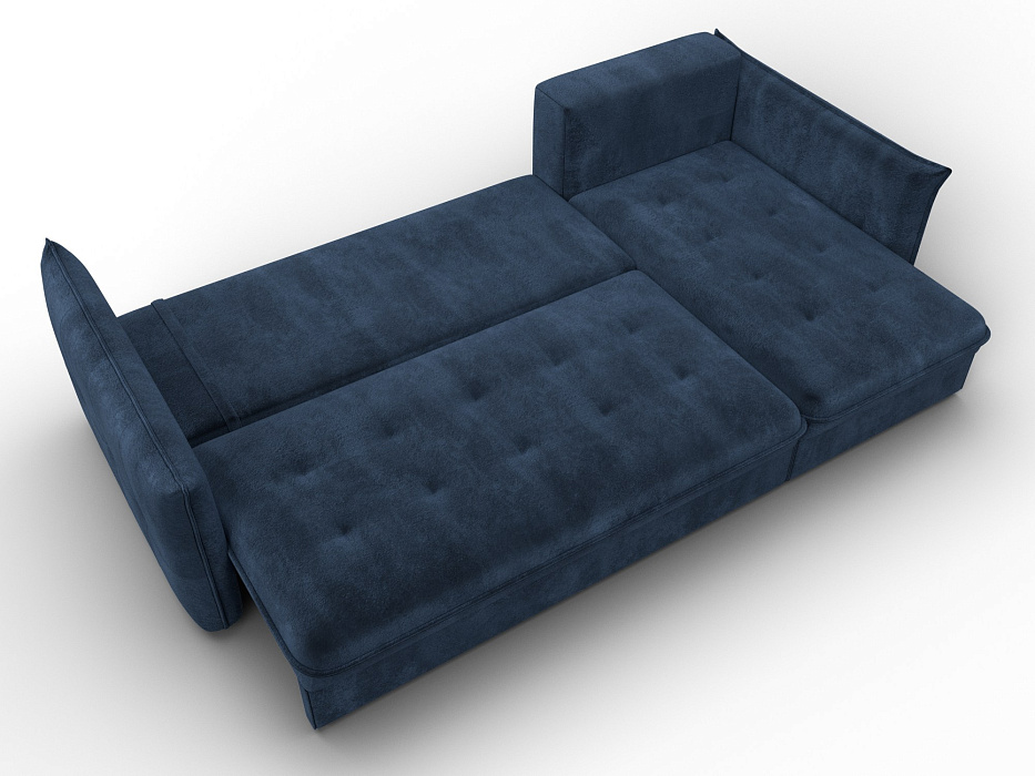 Диван угловой Лига-100 НПБ угол универсальный (tower 13 синий)