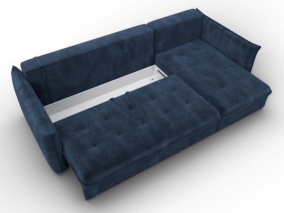 Диван угловой Лига-100 НПБ угол универсальный (tower 13 синий)