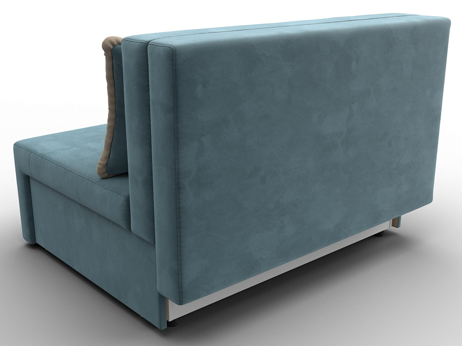 Диван прямой Лагуна (seven 113 бирюзовый;seven 729 бежевый)