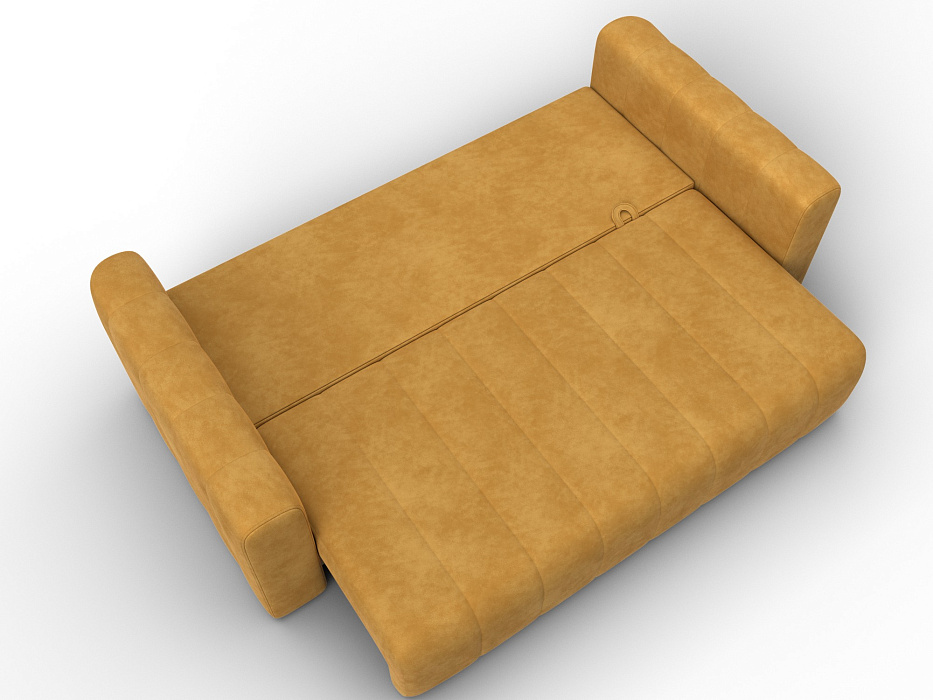 Диван прямой Лига-062 НПБ (brut 10 желтый)