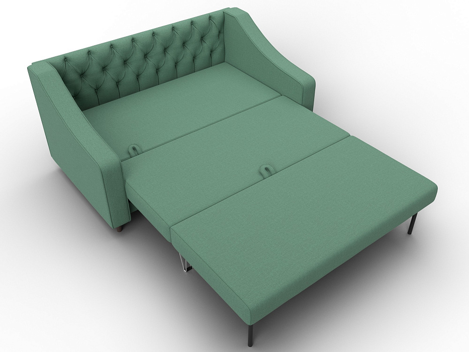 Диван прямой Лига-071 (амур 11 зеленый)