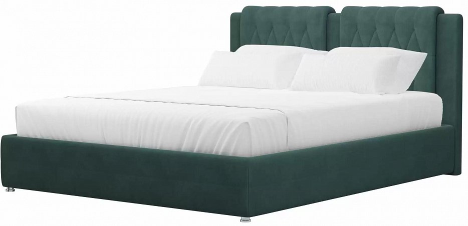 Интерьерная кровать Камилла 160 (бирюзовый)