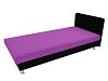 Кровать Мальта (фиолетовый\черный цвет)