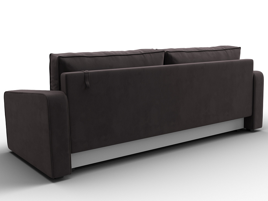 Диван прямой Лига-009 (seven 727 коричневый)