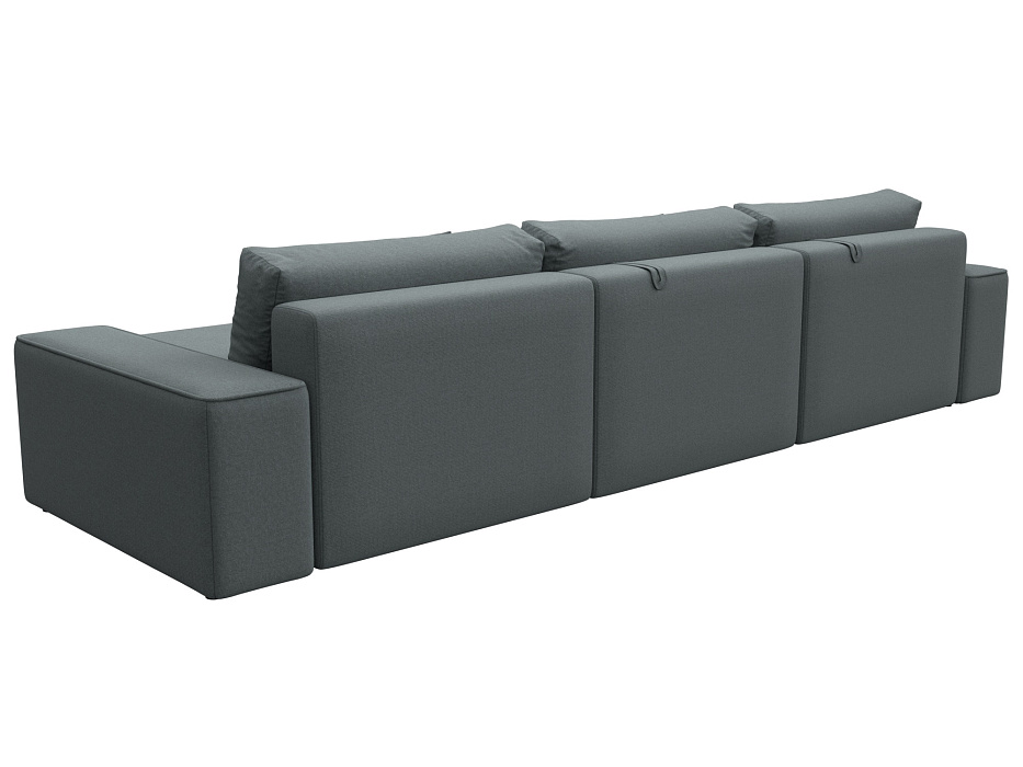 Диван угловой Лига-074 угол универсальный (амур 07 серый)