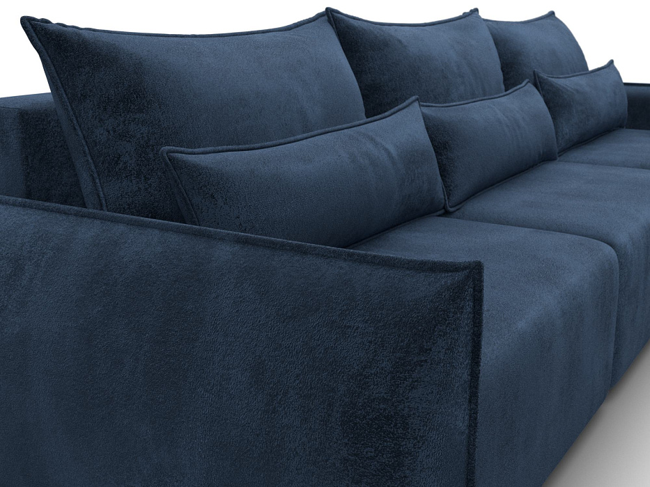 Диван прямой Лига-051 НПБ Лонг (tower 13 синий)